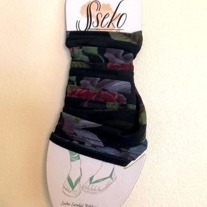 Sseko Moody Floral Chiffon Ribbons